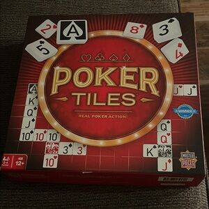 Poker Tiles Game by Master Pieces
